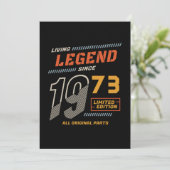 Invitation Vivre Légende Anniversaire (Debout devant)