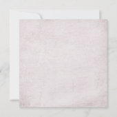 Invitation Voeu mariage renouveau frontière florale à l'ancie (Dos)