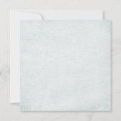 Invitation Voeu mariage renouveau frontière florale à l'ancie (Dos)