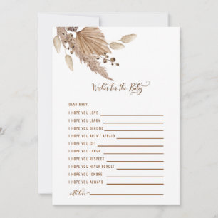 Invitation Voeux baby showers pour Baby Pampas III