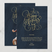 Invitation Voeux de la fête des pères (Devant / Derrière)