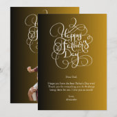 Invitation Voeux de la fête des pères (Devant / Derrière)