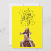 Invitation Voeux de la fête des pères (Dos)