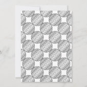 Invitation Vœux de la saison de la boule de Noël (Dos)