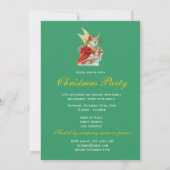 Invitation voeux de Noël anges fête de vacances (Dos)