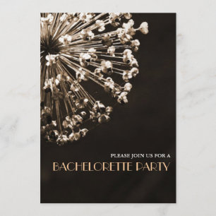 Invitation Vœux de pissenlit contemporains pour l'enterrement