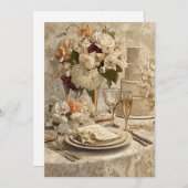 Invitation Vœux Marbrés | Veines Blanches (Devant / Derrière)