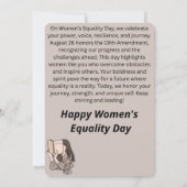 Invitation “Voices of Equality: A Tribute to Women's Power” (Dos)