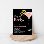 Invitation Voici 40, Quarante, Anniversaire, Fête des Adultes