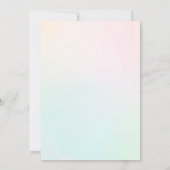 Invitation Voici la fête de la crème glacée 5e anniversaire d (Dos)