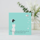 Invitation Voici la fête des marées Tiara (Debout devant)