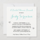 Invitation Voici la fête des marées Tiara (Dos)