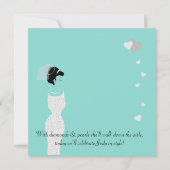 Invitation Voici la fête des marées Tiara (Devant)