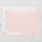 Invitation Voici l'Anniversaire de la crème glacée rose de Sc (Dos)