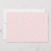 Invitation Voici l'anniversaire de la crème glacée Scoop Pink (Dos)