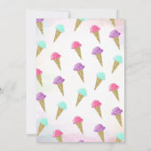 Invitation Voici l'anniversaire de la Parties scintillant d'o (Dos)