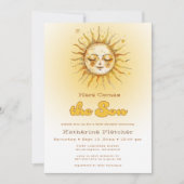 Invitation Voici le Baby shower céleste du Fils (Devant)