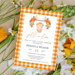Invitation Voici le Baby shower d'été de la crème glacée Scoo