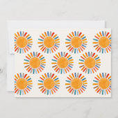 Invitation Voici le Baby shower du Fils (Dos)