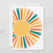 Invitation Voici le Baby shower du Fils (Dos)