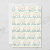 Invitation Voici le Baby shower du Fils (Dos)