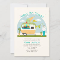 Voici le Baby shower du garçon de camping Scoop Ic