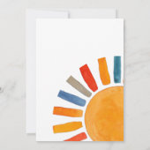 Invitation Voici Le Baby shower Fils (Dos)