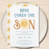 Invitation Voici Le Baby shower Fils I