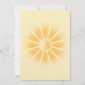 Invitation Voici le Baby shower solaire (Dos)