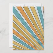 Invitation Voici Le Baby shower Son Boho (Dos)