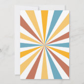 Invitation Voici Le Baby shower Son Garçon Sunshine (Dos)