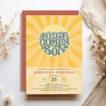 Voici le Baby shower Son Retro