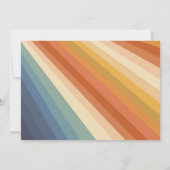 Invitation Voici le Baby shower Son Retro Boy (Dos)