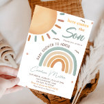 Invitation Voici le Baby shower Son Sunshine<br><div class="desc">Voici l'invitation du Baby shower Son Boho Sunshine</div>