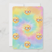 Invitation Voici Le Baby shower Sun Tie Dye (Dos)