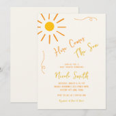 Invitation Voici le Baby shower Whimsical du fils (Devant / Derrière)