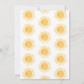 Invitation Voici Le Fils Baby shower Garçon (Dos)