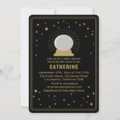 Invitation Voici Le Fils | Baby shower Sun Tarot (Dos)