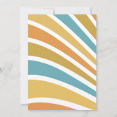 Invitation Voici Le Fils | Baby shower Sunshine Boho (Dos)