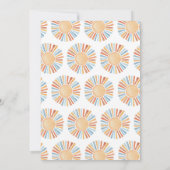 Invitation Voici Le Fils Que Tu Es Mon Baby shower Soleil (Dos)