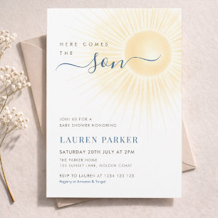 Invitation Voici le petit garçon Baby Shower