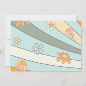 Invitation Voici Le Soleil Rainbow 1er Anniversaire (Dos)