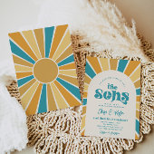 Invitation Voici L'Invitation Baby shower Sons Twins