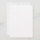 Invitation Voici l'invitation d'anniversaire de la crème glac (Dos)