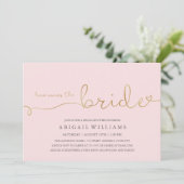 Invitation Voici l'invitation de la mariée dk-douche (Debout devant)