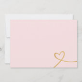 Invitation Voici l'invitation de la mariée-douche (Dos)