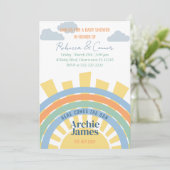 Invitation Voici l'invitation du Baby shower Fils (Debout devant)