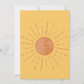 Invitation Voici l'invitation du baby shower fils (Dos)