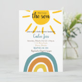 Invitation Voici l'invitation du Baby shower Fils (Debout devant)