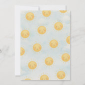 Invitation Voici l'invitation du Baby shower Fils 🌞 ✨ (Dos)